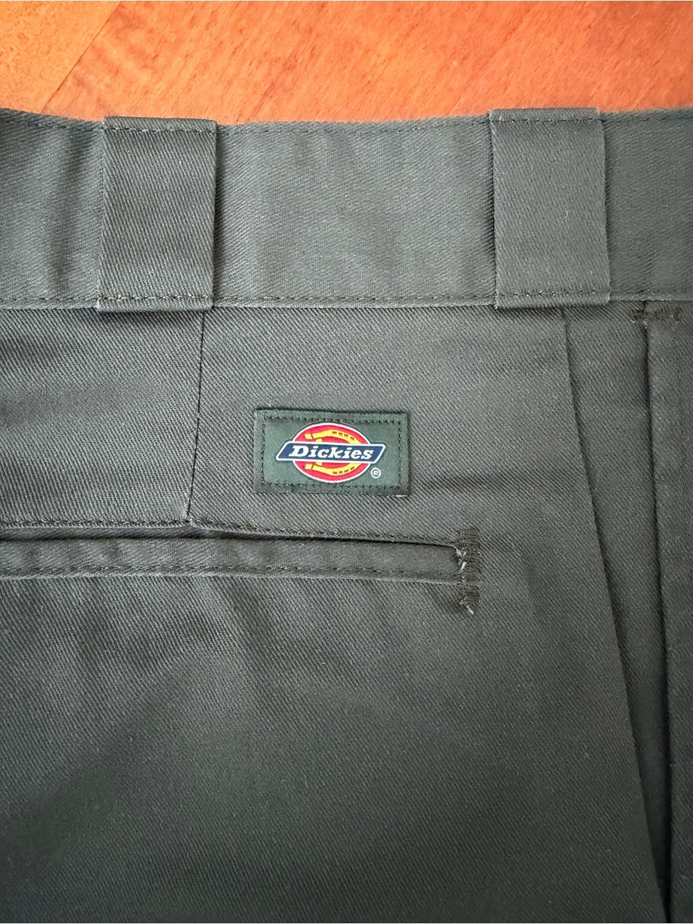 A Set of 2 Dickies Men’s Chino Pants in Dark Green & Brown